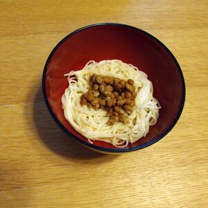 納豆そうめん（離乳食⭐️幼児）